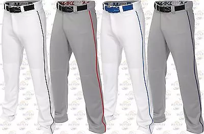 Easton Adult Mens Mako 2 Baseball Pants Softball Pants W/ Piping Braid A167101 • $24.99