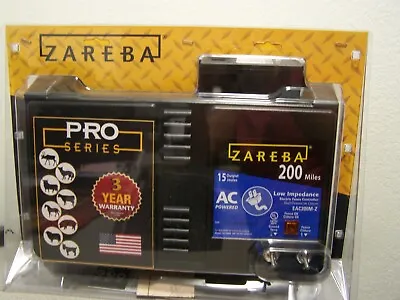 Zareba EAC200M-Z 200-Mile Ac-Powered Low-Impedance Electric Fence ChargerBlack • $550