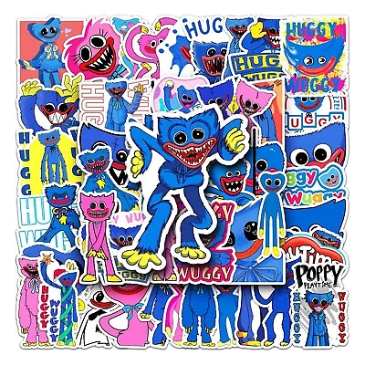 50X Poppy Playtime Huggy Wuggy Kissy Sticker Steam Suvival Game Laptop Garffiti • £4.63