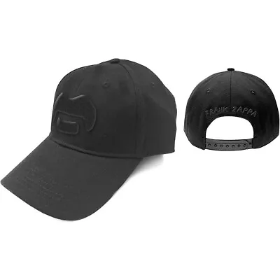 Frank Zappa - Black Moustache Logo - Black OSFA Snapback Baseball Cap • $20.99