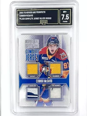 Connor McDavid • ITG Heroes & Prospects • 2014 Complete Jersey • GMA • 1 Of 9 • $225