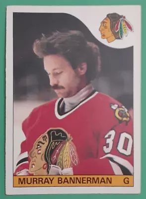 Murray Bannerman #27 ~ 1985-86 O-Pee-Chee OPC Chicago Blackhawks • $1.01