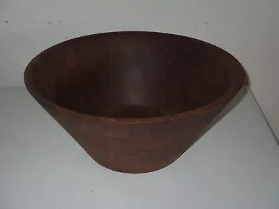 Burl Walnut Wooden Bowl 12  Diameter Billings Missouri • $34.99