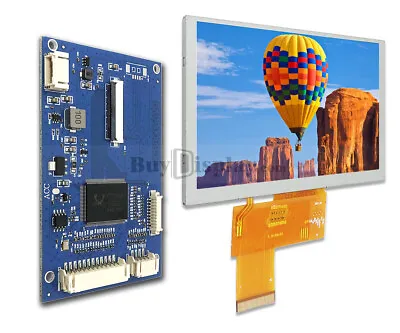 5  IPS LCD Screen TFT Module800X480 VGA Video AV Driver Board • $44.83