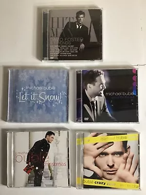 LOT Of 5 Michael Buble And David Foster CD Collection & 1 David Foster DVD • $30