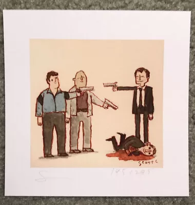 Reservoir Dogs Movie Print Tarantino Poster Showdowns Mondo Scott C Campbell • $149.99