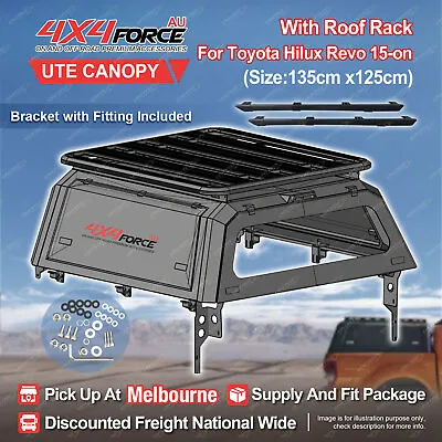 Ute Tub Canopy & 135*125cm Roof Rack Flat Platform For Toyota Hilux Revo SYD • $2650