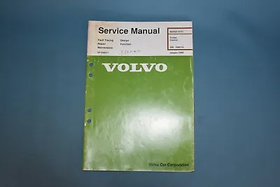 1990 Volvo 240 Cruise Control Service Repair Maintenance Manual  • $40.07