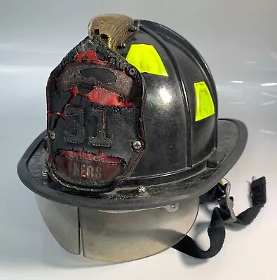 Firefighter Fireman Helmet Black - Newcomerstown Ohio - Ners #31 - Ben 2 Pride • $174.99