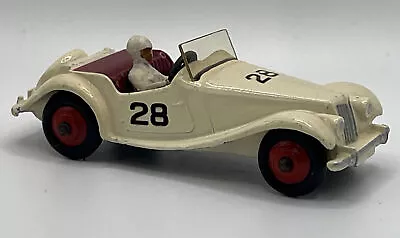 Dinky Toys 108 MG Midget (Competition) 28 Original 1950's Cream/Maroon Model • £39.99