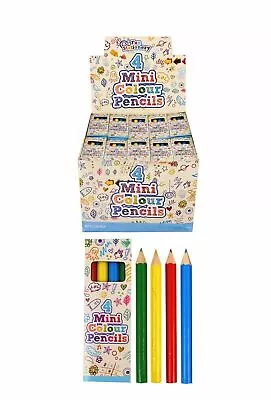 Mini Colouring Pencil Pack X10 Kids Birthday Party Bag Stocking Fillers Jokes • £2.75