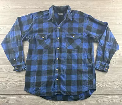 Moose Creek Classic Long Sleeve Button Up Shirt Plaid Flannel Outdoor Men's 2XLT • $14.39