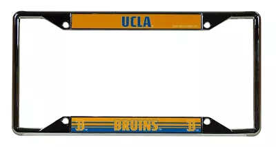 UCLA Bruins NCAA Chrome EZ View 4 Corner License Plate Frame • $17.99