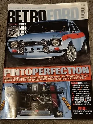 £3.50 • Buy Retro Ford Magazine - July 2008 -Pinto MK1 Escort, Anglia, MK 2 Cortina, Corsair