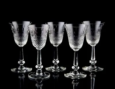 Heisey Cromwell Cordial Glasses Set Of 5 Elegant Vintage Glassware 1930's-40's • $99.95