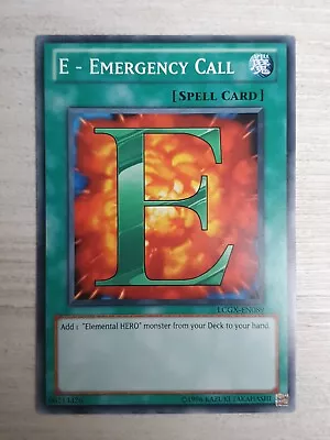 Yugioh E Emergency Call LCGX-EN089 Common Nm • £3.19