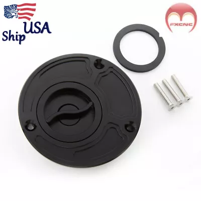 For Honda CBR600RR 2003+ CBR900RR 1992+ CNC Keyless Fuel Gas Tank Cap Cover • $22.49