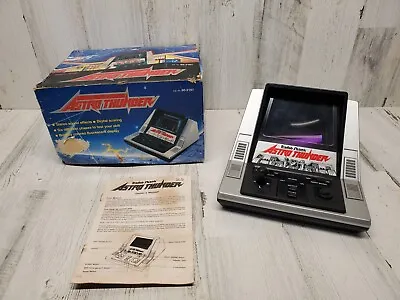 Vintage Handheld Radio Shack Astro Thunder 1986   - CIB Table Top Arcade 80’s • $59.99