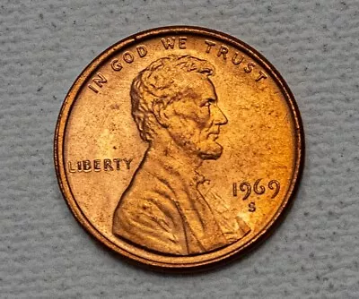 1969-s Double Die Lincoln Cent Bu Condition • $19.95