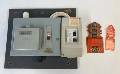 £14.99 • Buy Vintage Wylex Garage Consumer Unit And MK RCB