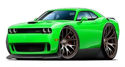 2015-19 SRT Hellcat Challenger Muscle Car Art Print NEW • $20