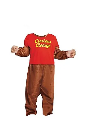 Infant Toddler Disguise Curious George Monkey Costume SIZE 2T (with Defect) • $28.99