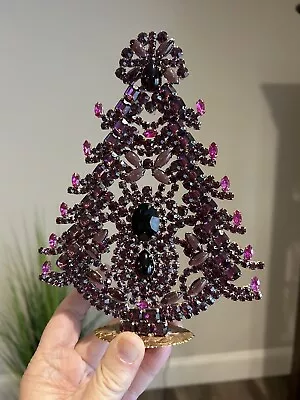 Czech Vintage Crystal Tree • $140