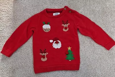 Baby Toddler Christmas Jumper 9-12 Months  • £6