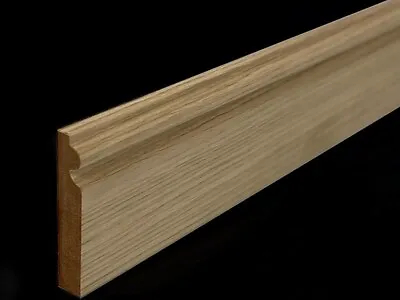 American White Oak Veneered MDF Skirting Board Torus V1 18x 119x 4400 • £76