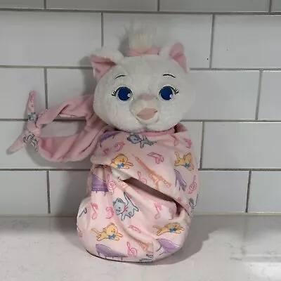 Disney Parks Marie Plush Cat Aristocats Babies White Pink Blanket Pouch Kitten • $14.99