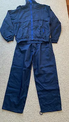 Men's Turnberry Classics 2 Piece Nylon Golf Suit/Rain Suit Size XL Blue • $25