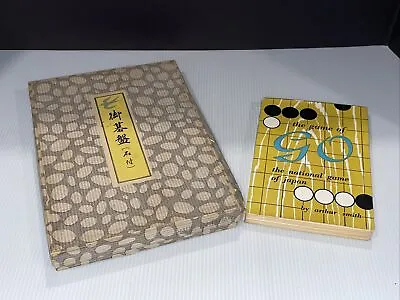 Vtg Charles E Tuttle Go Board Game Set W/‘64 Book The Game Of Go By Arthur Smith • $49.50