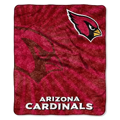 NFL Arizona Cardinals 100% Super Soft Sherpa Throw Blanket Large 50  X 60  • $43.07