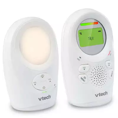 Vtech Audio Monitor With Night Light DM1211 75m Range Baby Infant Safety New • £34.99