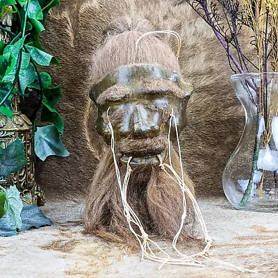 W190b Shrunken Head Reproduction Tsantsa By Local Tribesmen Oddities Curiosities • $109.99