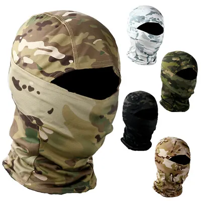 Military Camouflage Balaclava Full Face Mask Mens Tactical Face Mask Face Cover • $7.99