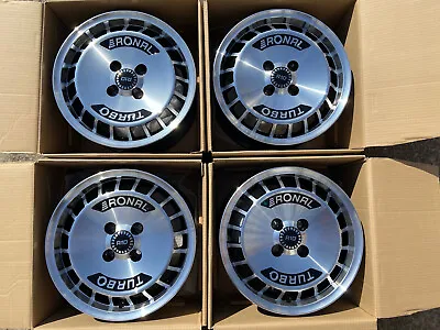 4x New Retro Wheels RONAL R10 Turbo 7x15 4x100 ET:37 VW Golf 2 3 Jetta - USA • $855.84