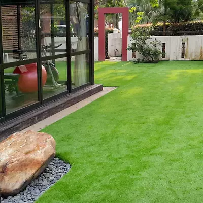 £0.99 • Buy Luxury 40mm Artificial Grass | Cheap Realistic Fake Lawn Turf | Soft & Thick