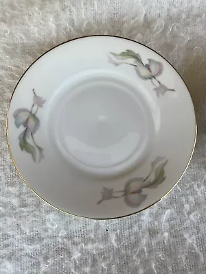 2 Bread Plates Epiag Aich Gold Trim Flowers Fine China Czechoslovakia Vintage • $2