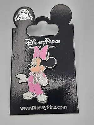 2009 Disney Pin Minnie Mouse Nurse Pink Scrubs Stethoscope Doctor Health Care • $18.99
