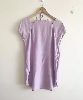 KUWAII Melbourne Lilac Dress - Size 10 - Tencel & Rayon Blend • $35