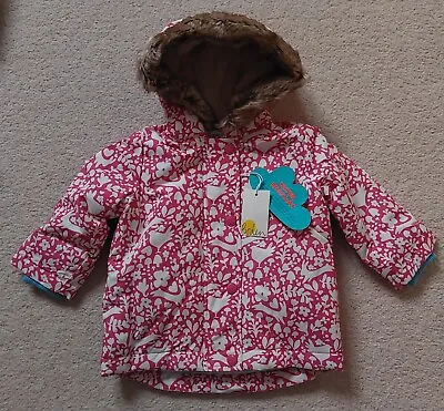 Boden Baby Girl Jacket Coat With Detachable Gilet 9-12 Months BNWT • £21.95