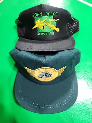 VINTAGE JOHN DEERE DRIVETRAIN WATERLOO IA HAT SNAPBACK 1992 GOLF Adjustable LOT • $24.99