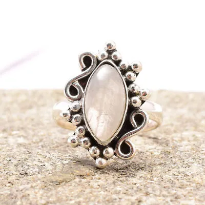 Moonstone Gemstone 925 Sterling Silver Handmade Ring Valentine Day Jewelry EX-19 • $14.19