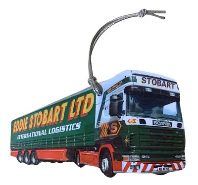 Eddie Stobart Christmas Tree Decoration - Eddie Stobart Gift - Green • £2.95