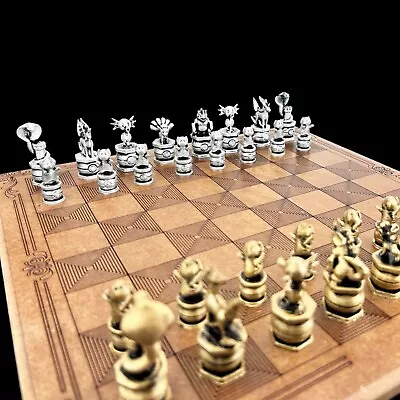 Metal Pokemon Chess Set Heavy Metal With 14''x14'' Chessboard • $143