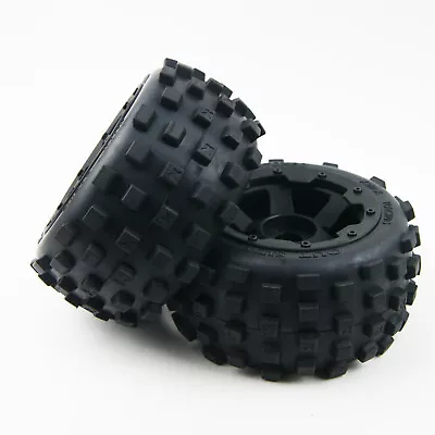 Rear Off Road Tire Knobby Wheel For HPI Baja 5B Rovan King Motor Buggy 1/5 • $40.59