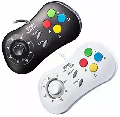 SNK NEOGEO Mini PAD Dedicated Controller Black White 2 Pieces NEW From Japan • $122.36