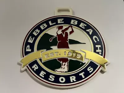 Vintage Rare Pebble Beach Resorts Golf Bag Tag - California - Never Used! • $13