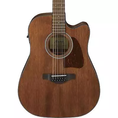 Ibanez AW5412CE Artwood Series 12-String Acoustic/Electric (Open Pore Natural) • $449.99